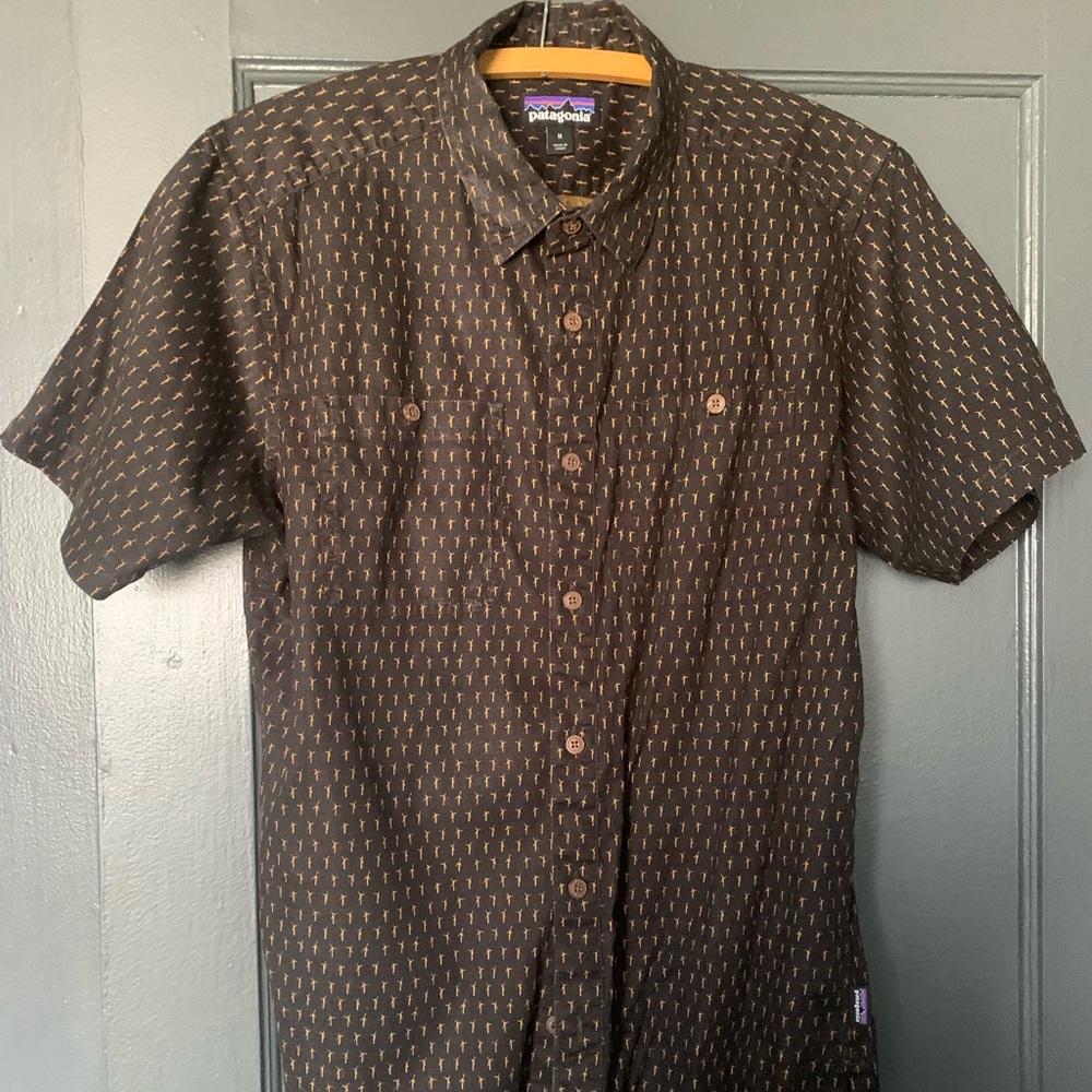 Men’s M Patagonia Short Sleeve Dress Shirt